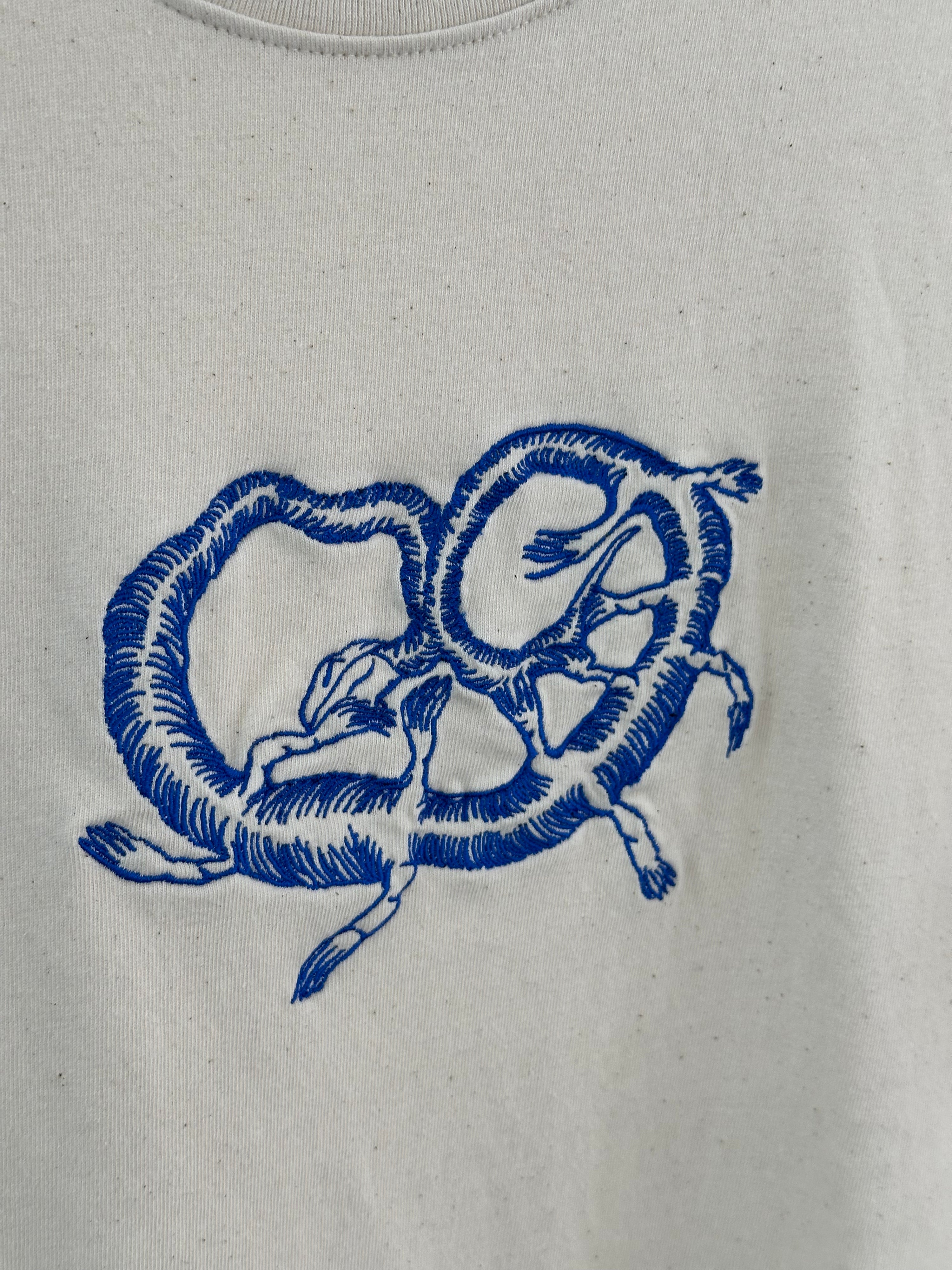 Elleve Beined Slange // Brodert Natur